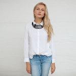 Авторская бижутерия колье из кожи Collar II