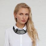 Авторская бижутерия колье из кожи Collar II