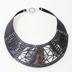 Авторская бижутерия колье из кожи Collar II